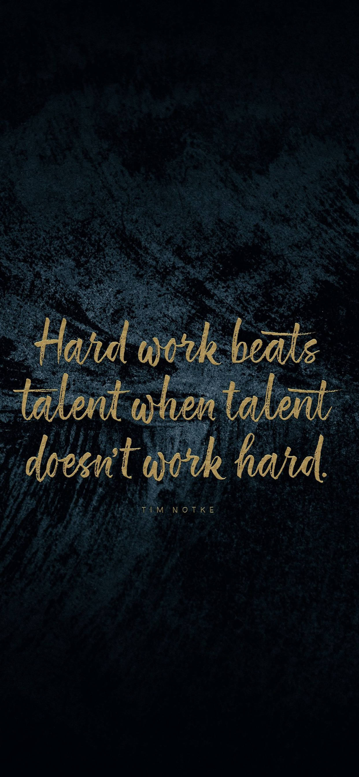 Hårdt Arbejde Og Talent Motiverende iPhone Wallpapers