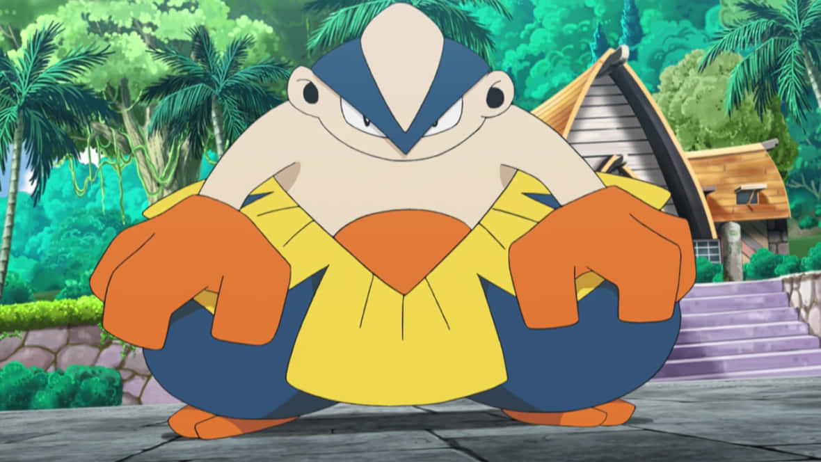Hariyama på hug Wallpapers