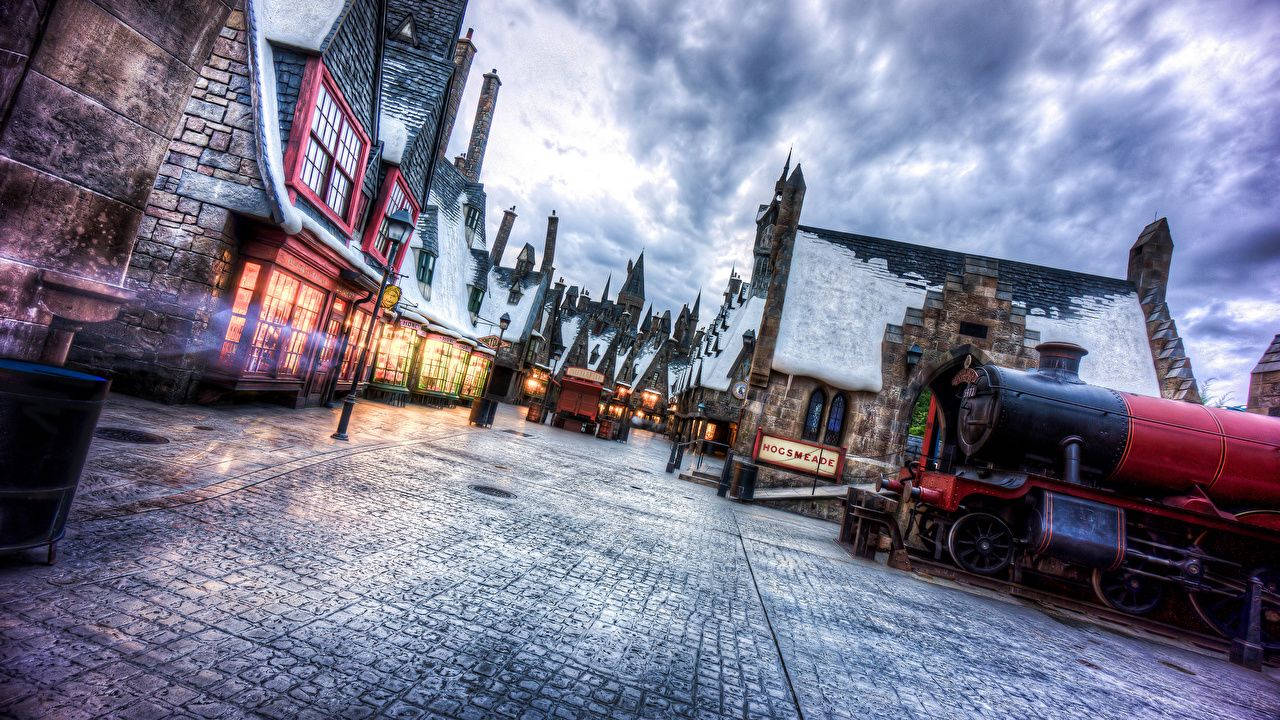 Harry Potter Hogsmeade Landsby Æstetik Wallpapers