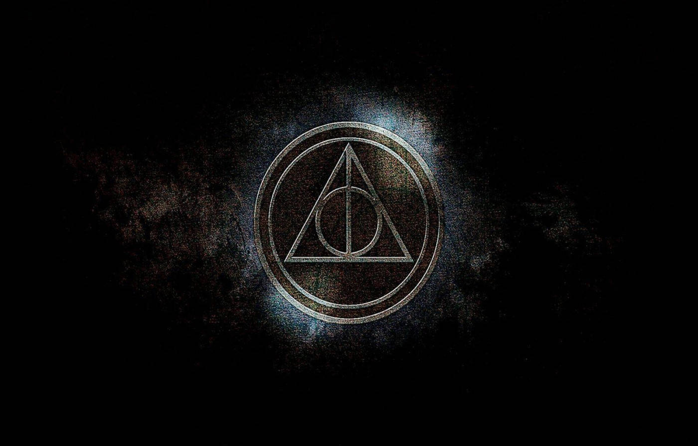 Harry Potter iPad med Dødsregaliernes symbol Wallpapers