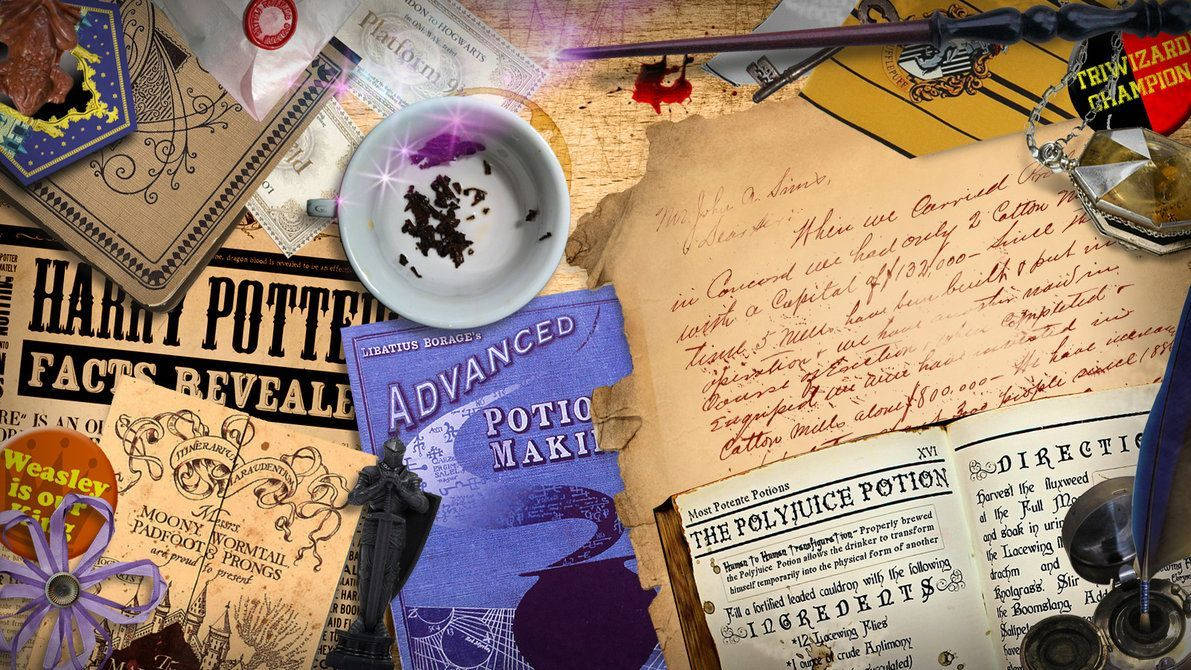 Harry Potter Æstetisk Trylledrikbog Wallpapers