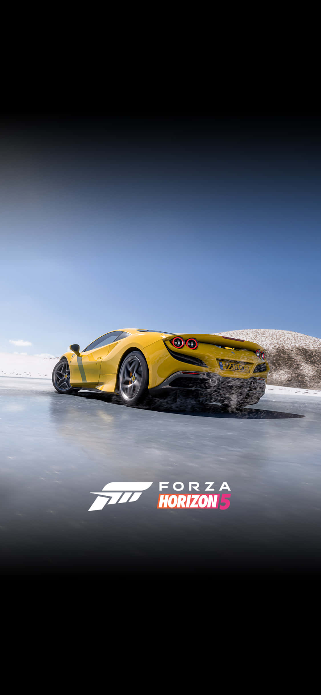 Hastende Lamborghini iPhone X Forza Motorsport 7 Baggrund Wallpapers