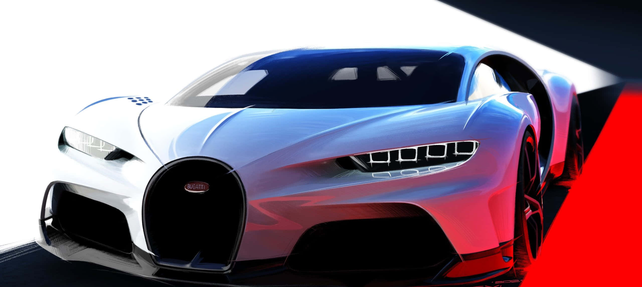 Hastighed og Stil - Bugattis unikt raffinerede design Wallpapers