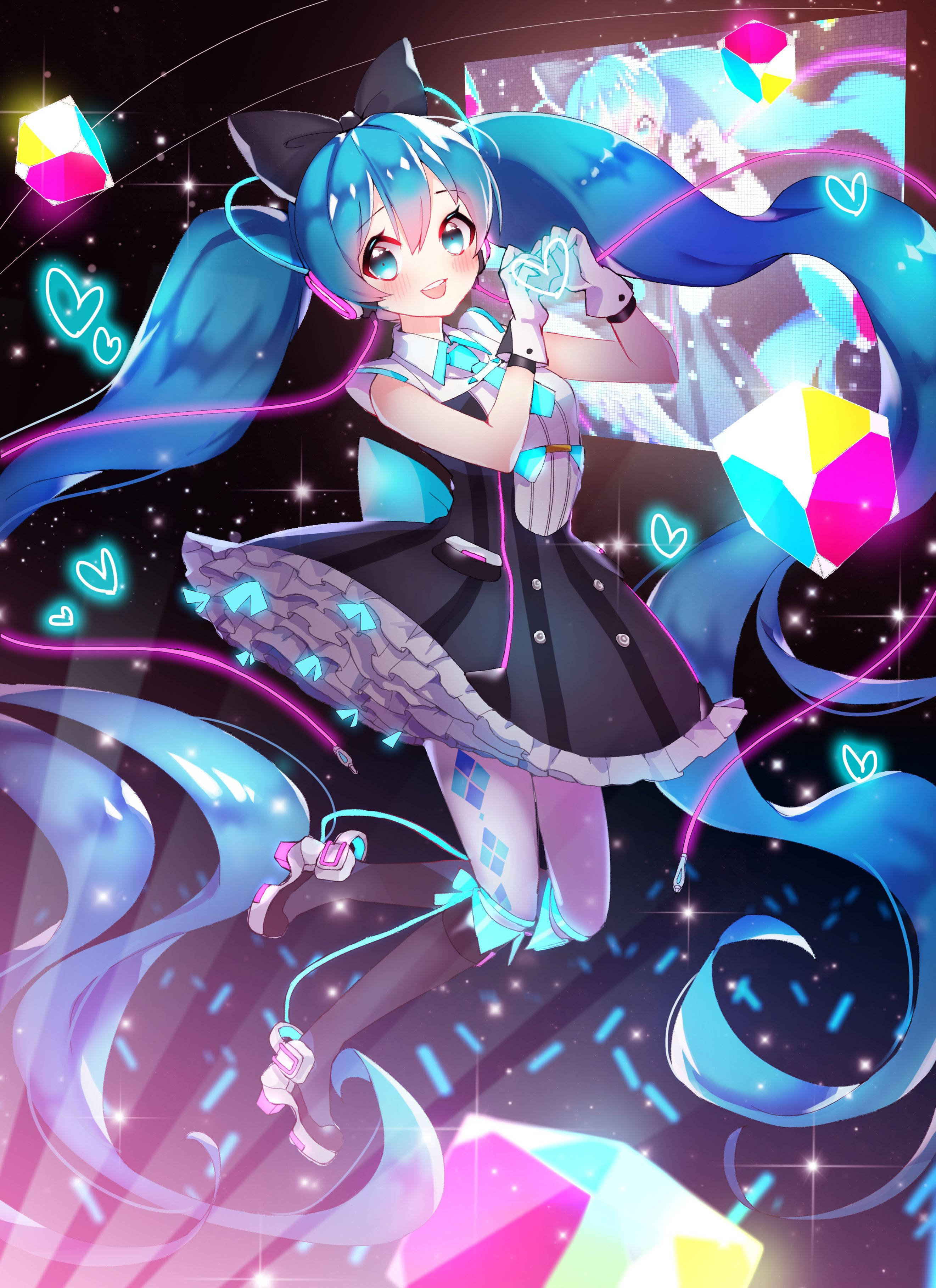 Hatsune Miku betager fans med sin skønhed Wallpapers