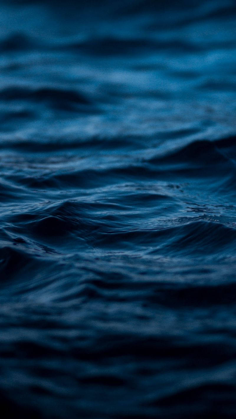 Havbølger Æstetisk Mørkeblå HD Wallpapers