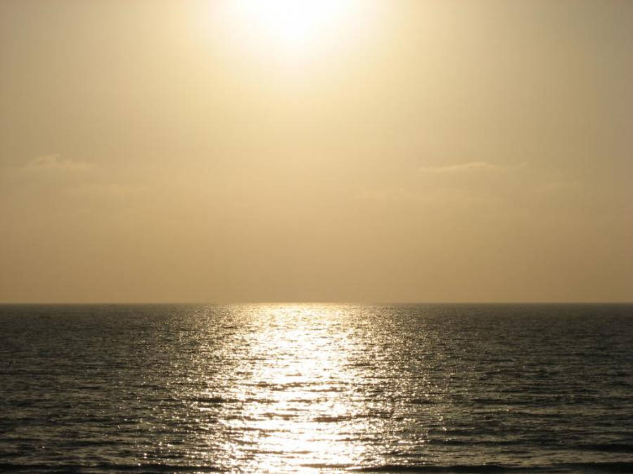 Havet i gyldne timer Wallpapers
