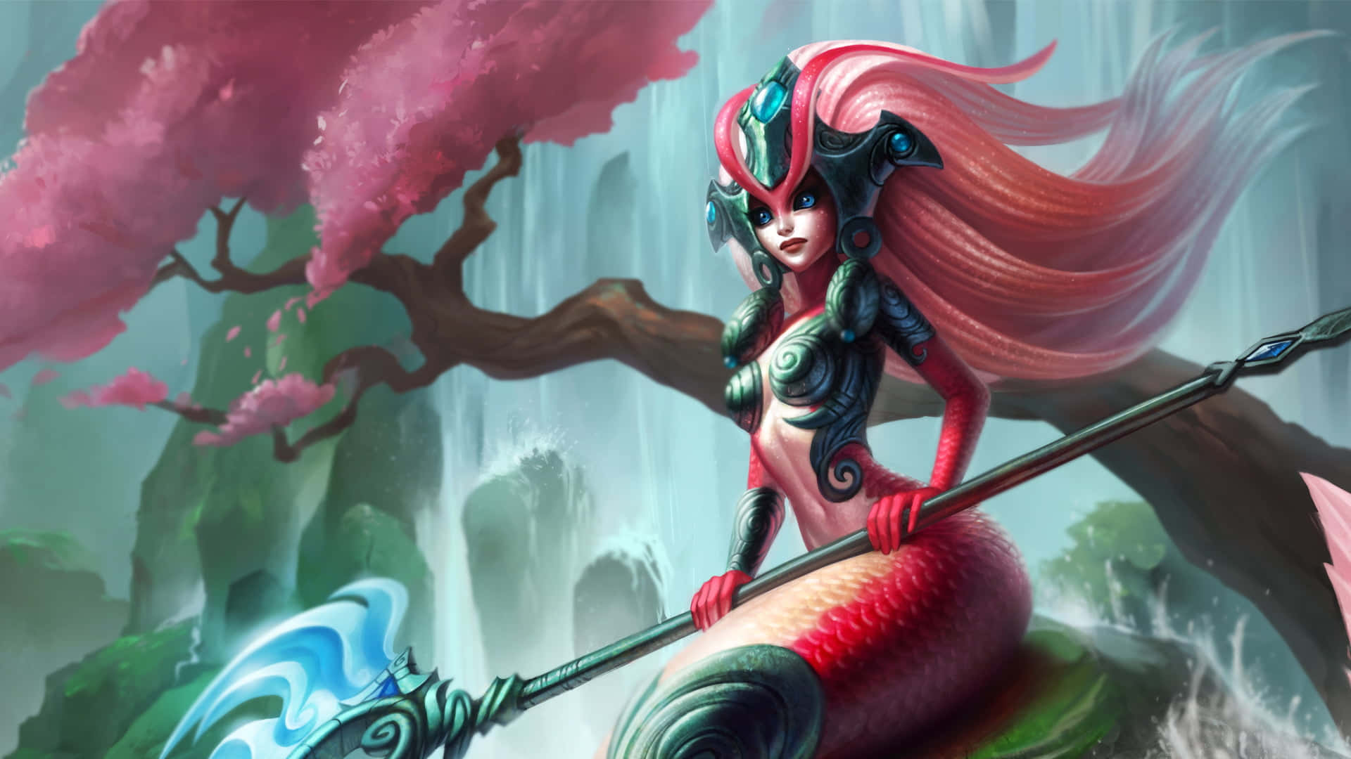 Havfrue farvebillede League of Legends Wallpapers