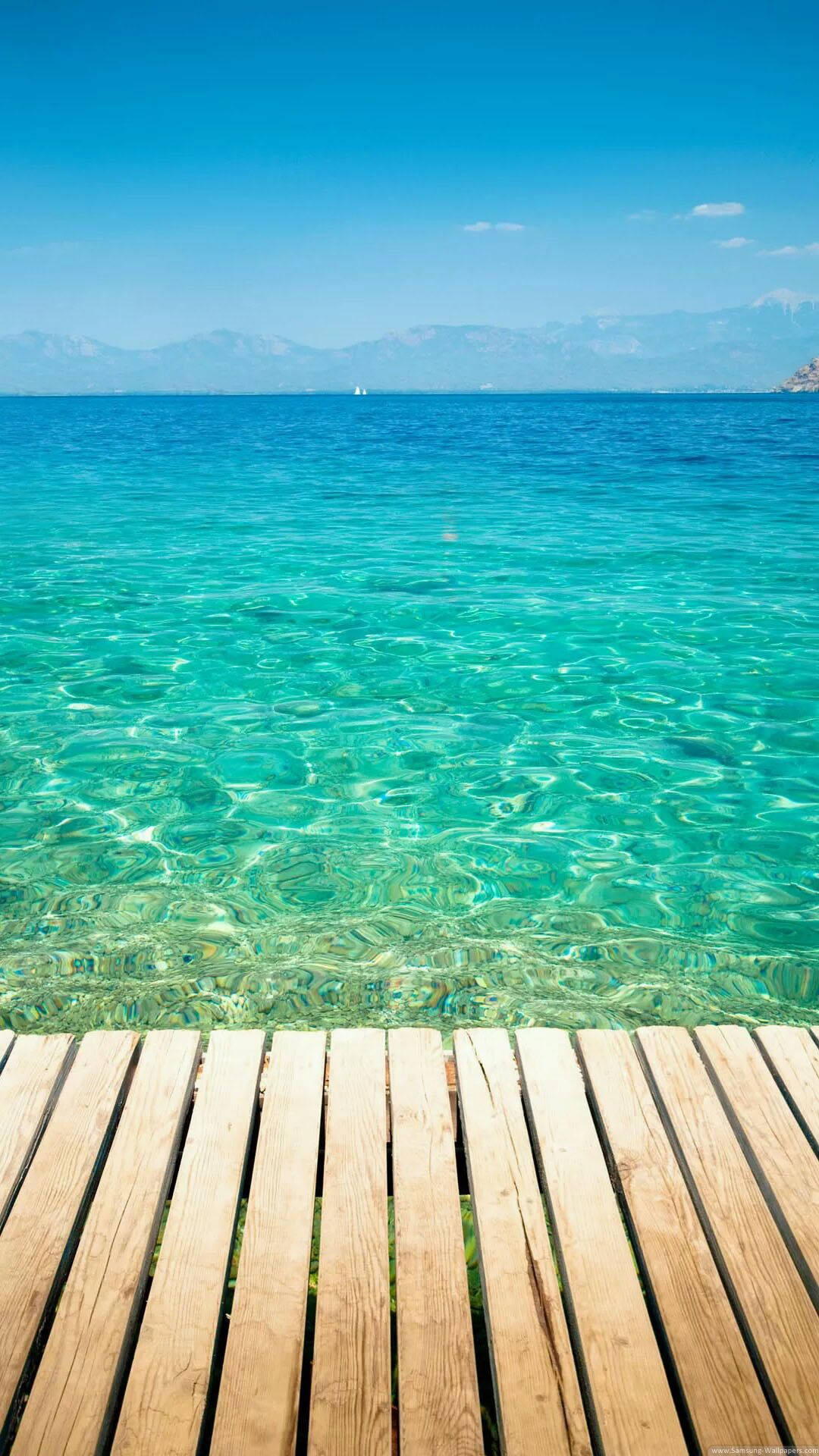 Havudsigt fra promenaden iPhone Wallpapers