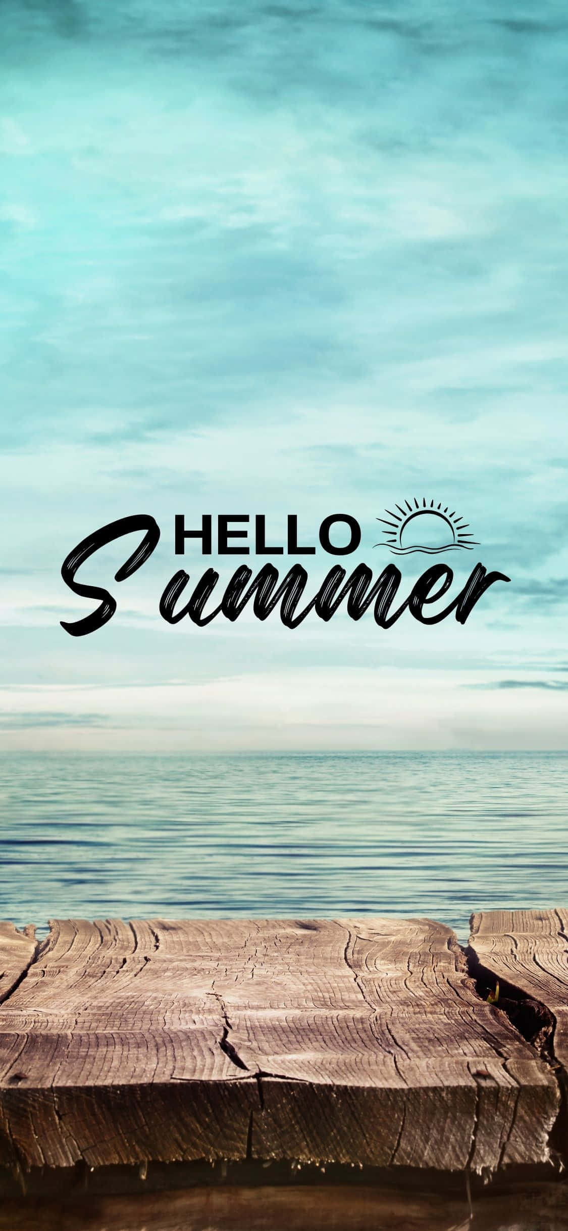 Ocean View iPhone X Sommerbaggrund Wallpapers