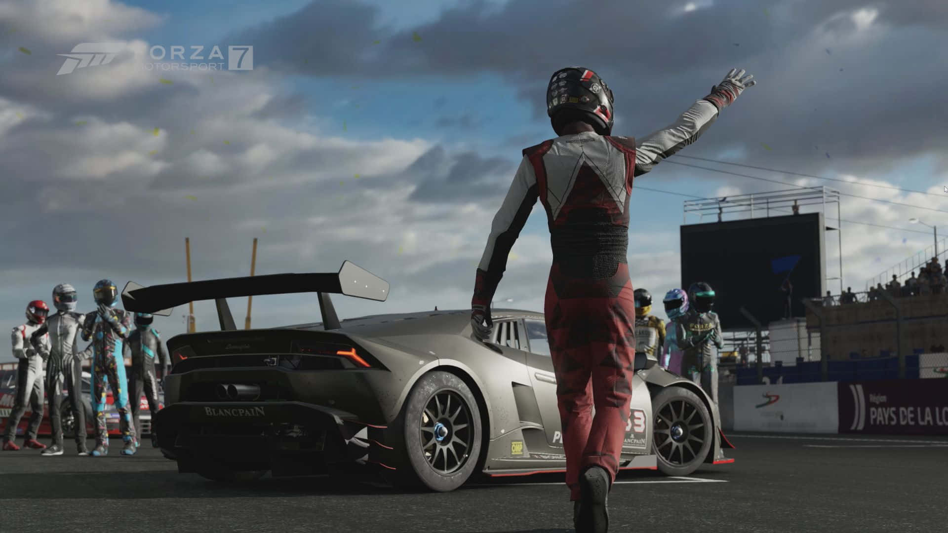 HD Forza Motorsport 7 Baggrund & Vinkende Racer Wallpapers