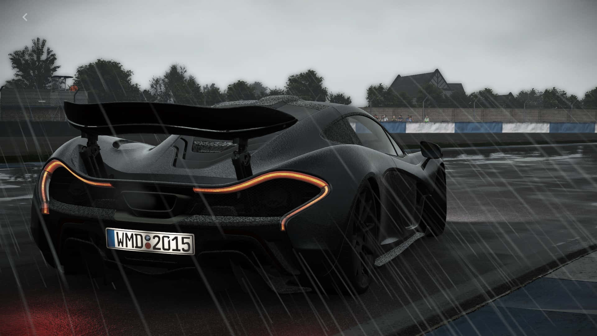 HD Project Cars Regn McLaren P1 Baggrund Wallpapers