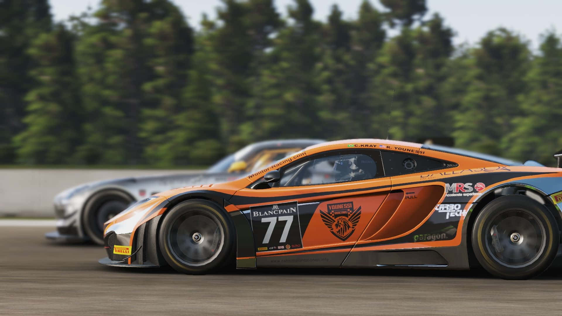HD Project Cars Orange McLaren 12C Baggrund Wallpapers