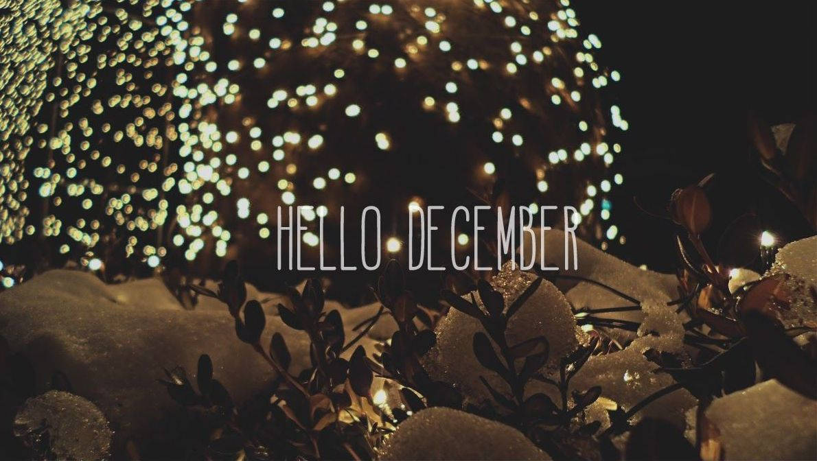 Hej December Snefyldt Natteæstetik Wallpapers