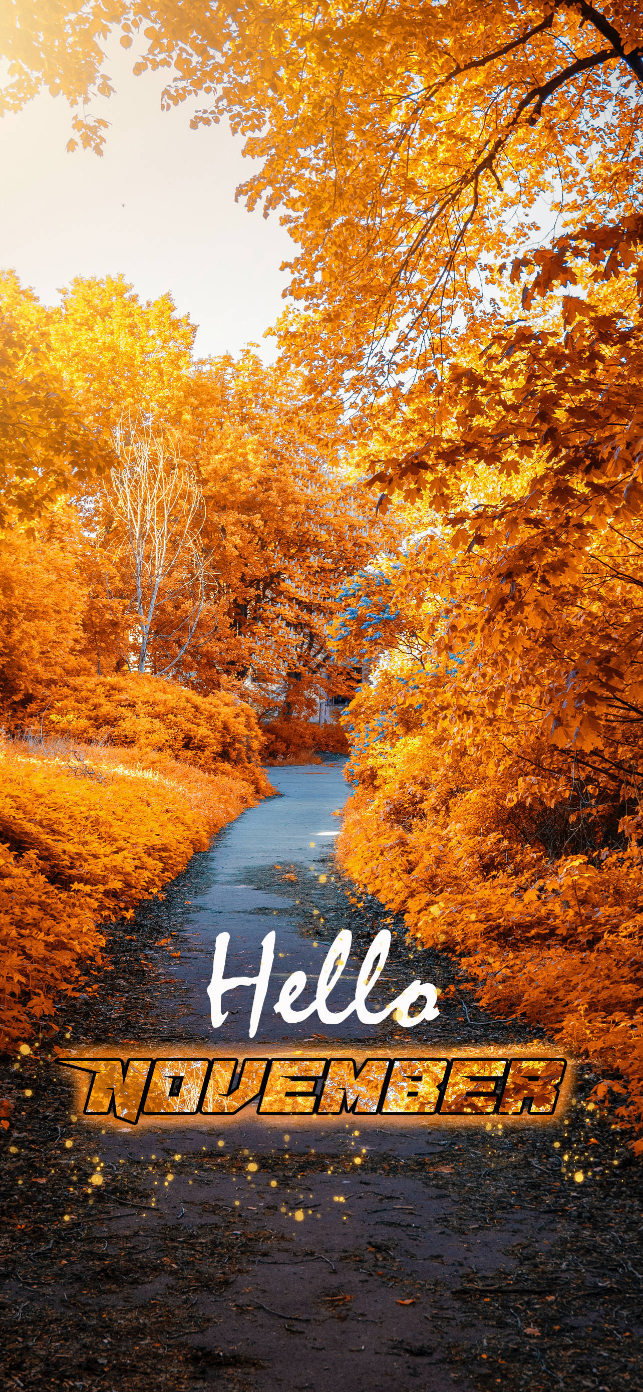 Hej November Gul Havegang Wallpapers