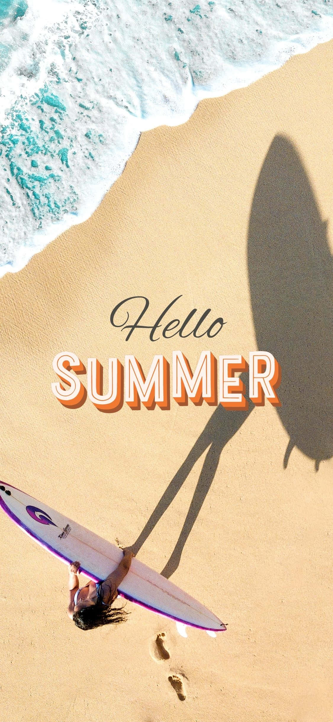 Hej Sommer iPhone X Sommerbaggrund Wallpapers