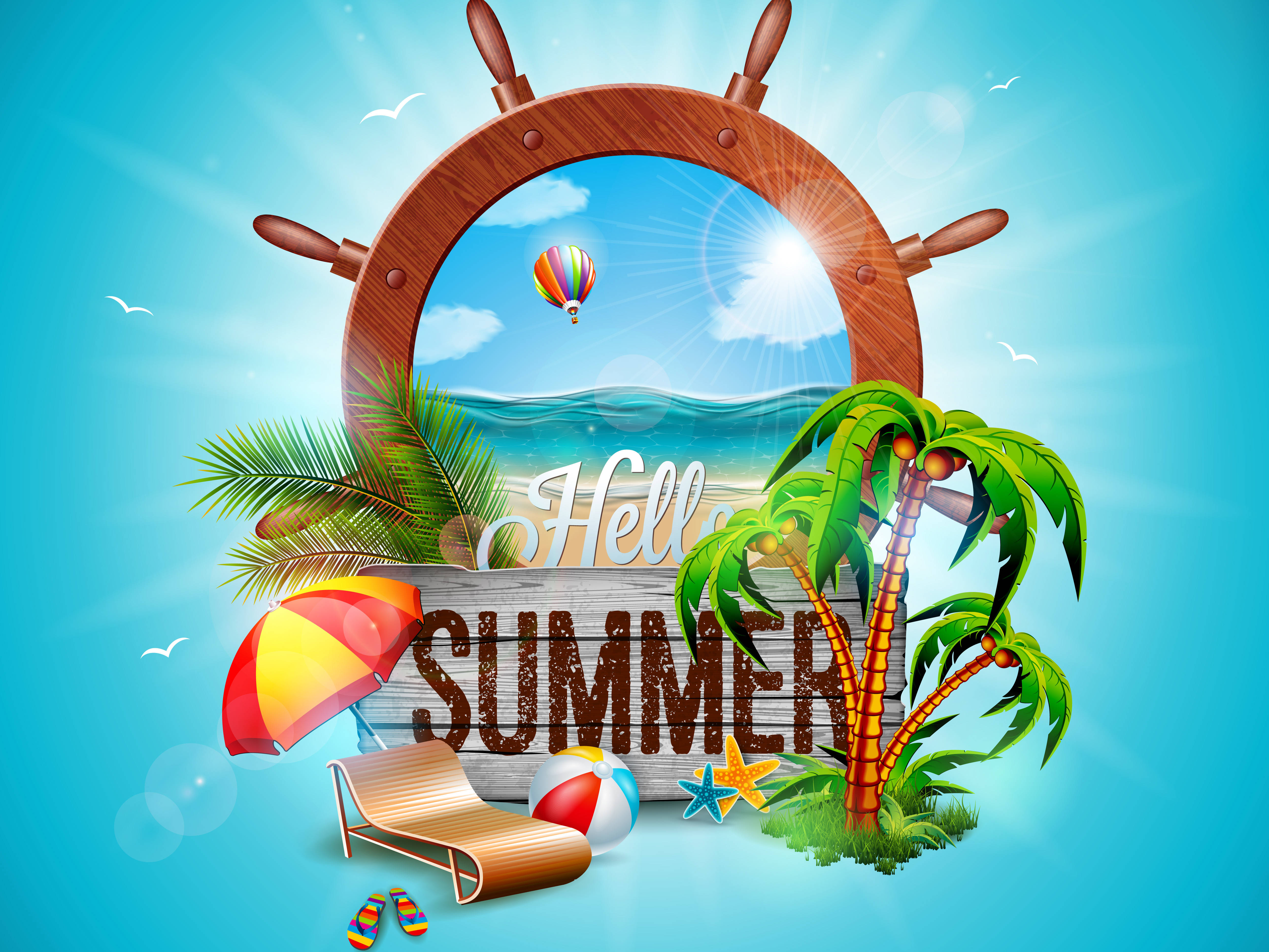 Hej Sommer Skrivebord Wallpapers