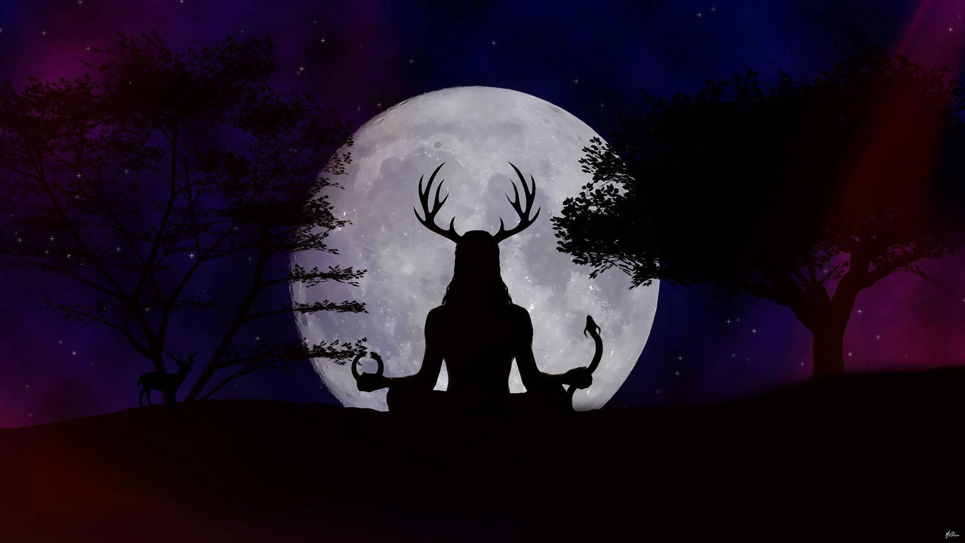 Hekserestetisk meditation Wallpapers