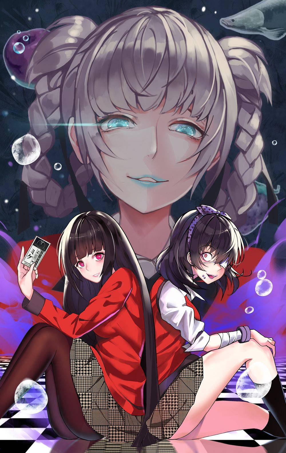 Hele Kakegurui-besætningen Wallpapers
