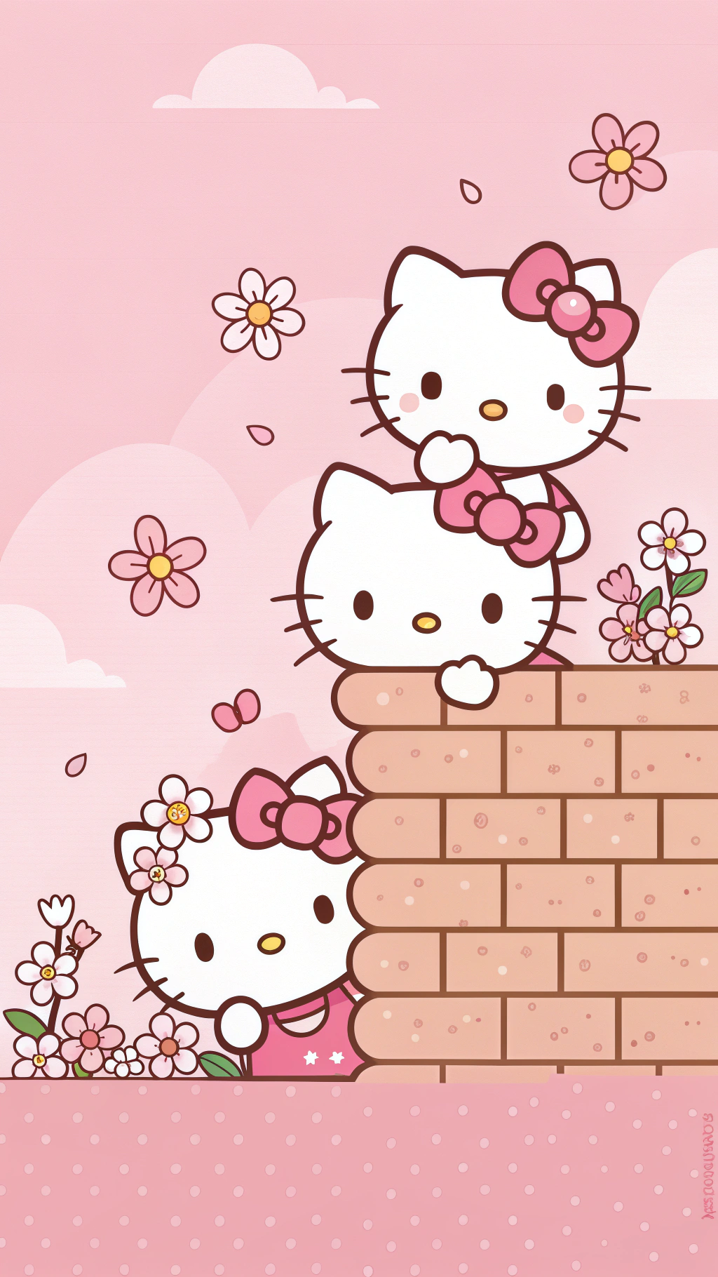 Hello Kitties' Wall Hideout AFSLØRET Wallpapers
