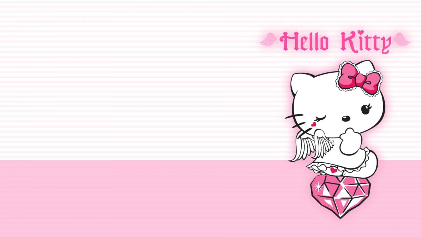 Hello Kitty Æstetisk Diamant Wallpapers
