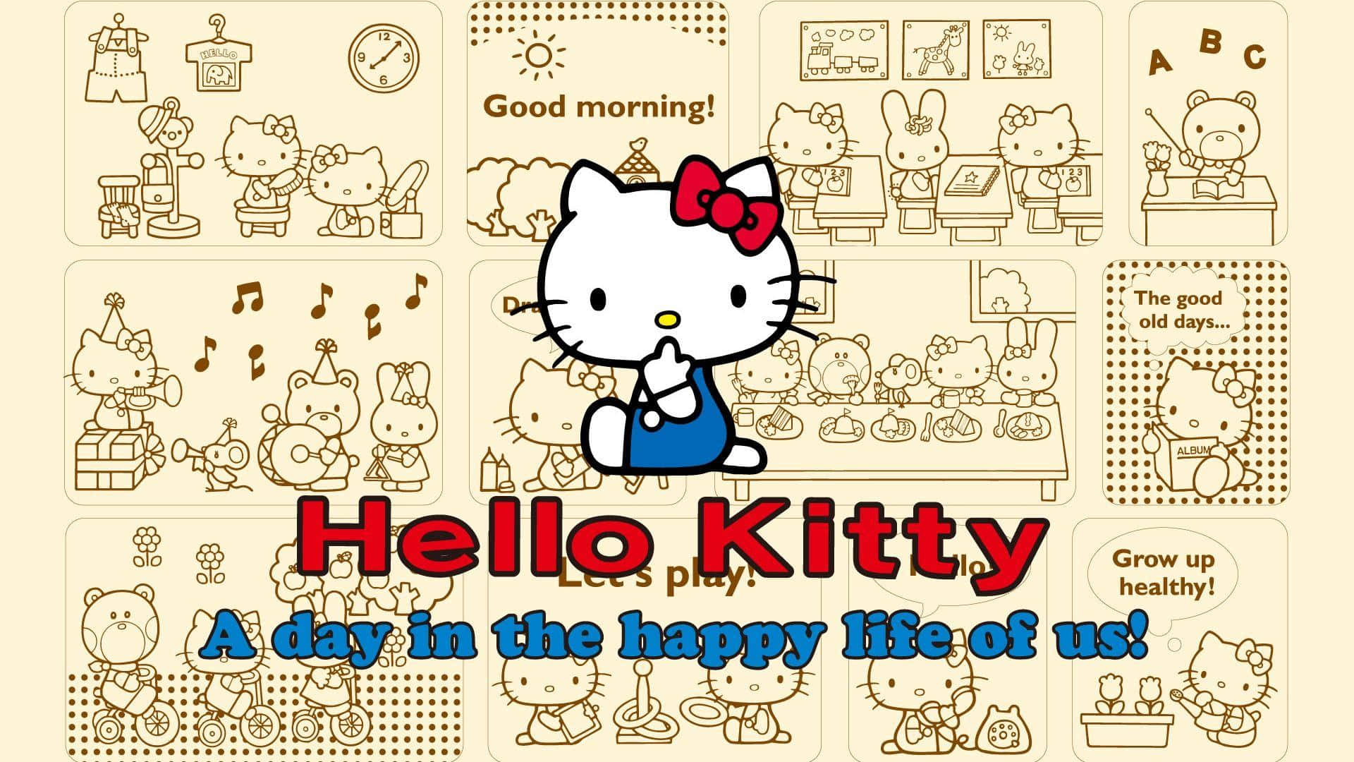 Hello Kitty baggrund