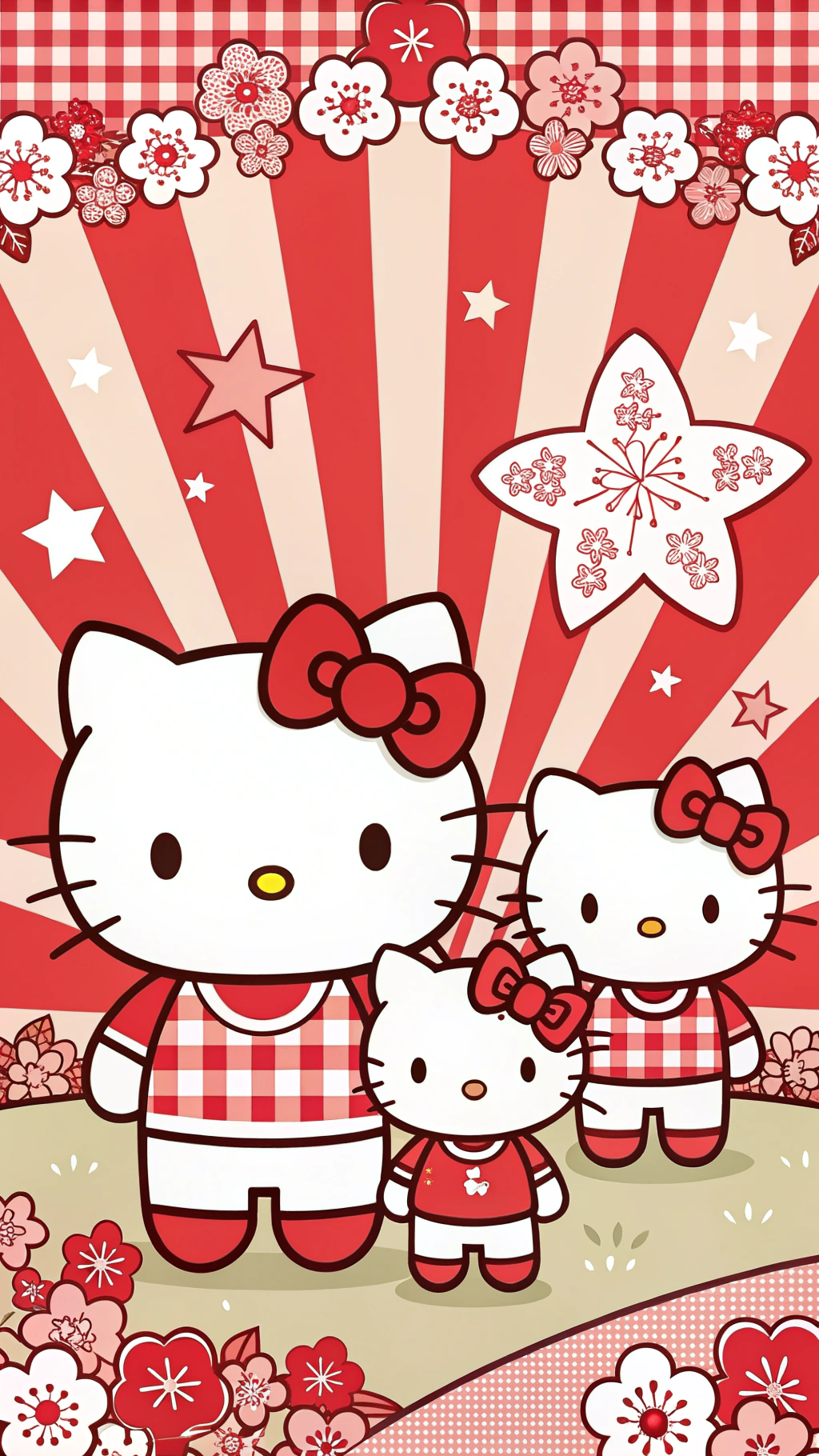 Hello Kitty-familiens EKSPLOSIVE stil Wallpapers