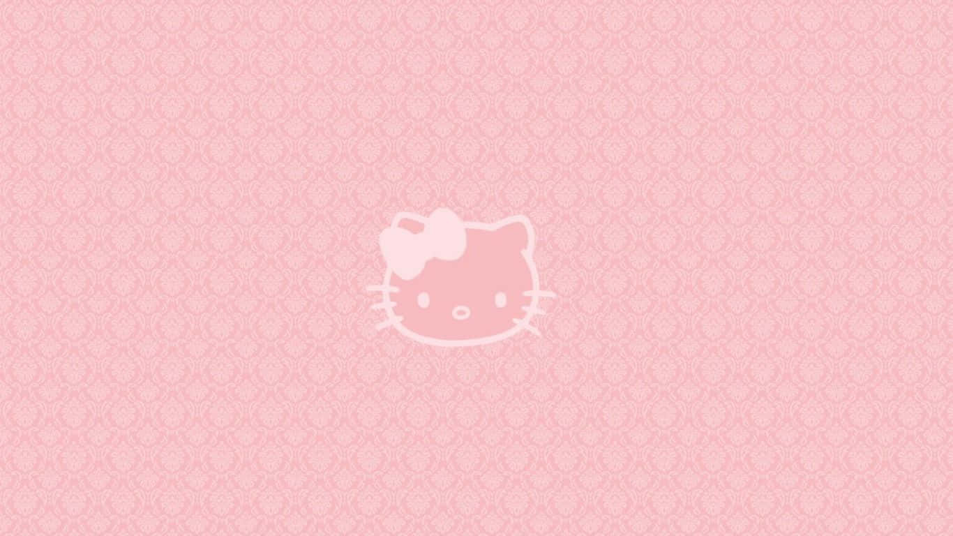 Hello Kitty Grunge Pink Æstetisk Laptop Wallpapers