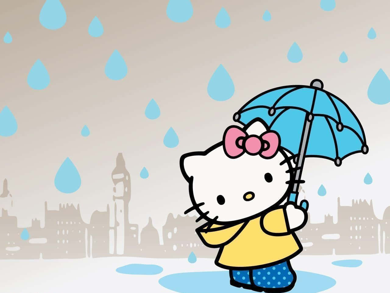 Hello Kitty Laptop Regnby Wallpapers