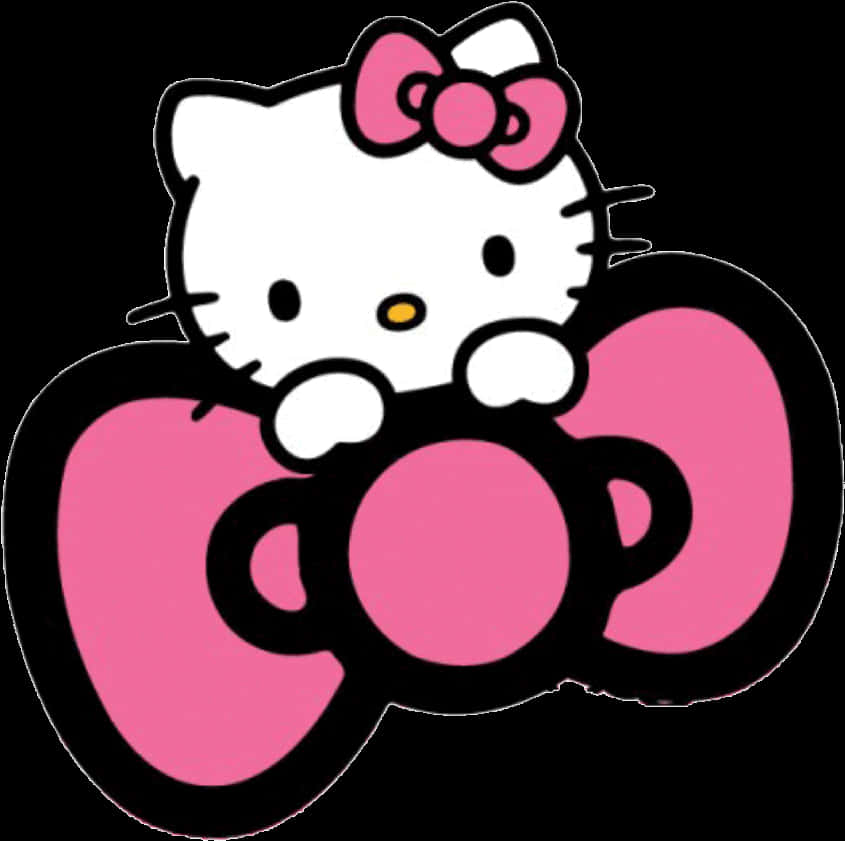Hello Kitty Pink Sløjfe Wallpapers