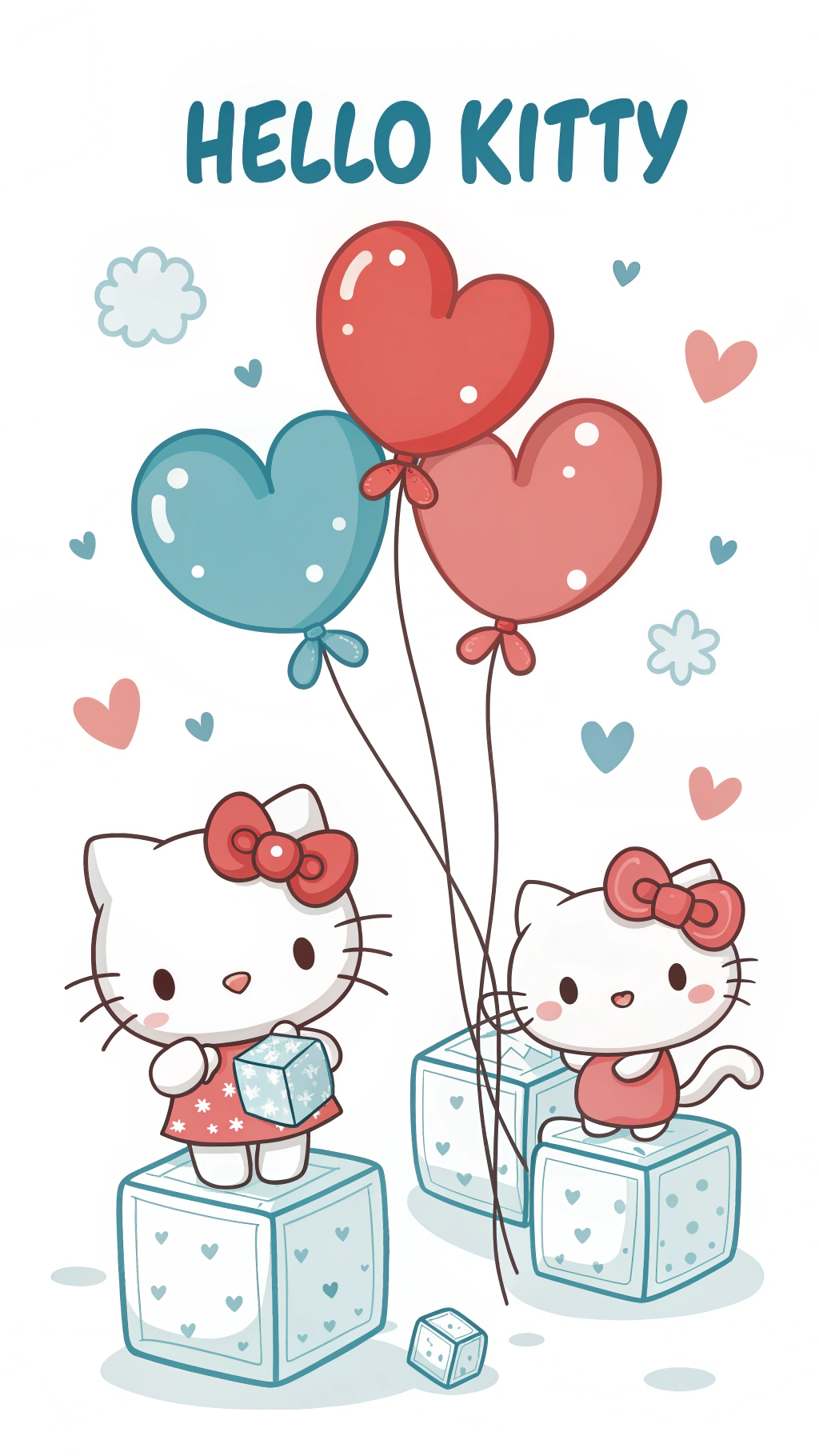 Hello Kitty's Valentins-overraskelse Wallpapers