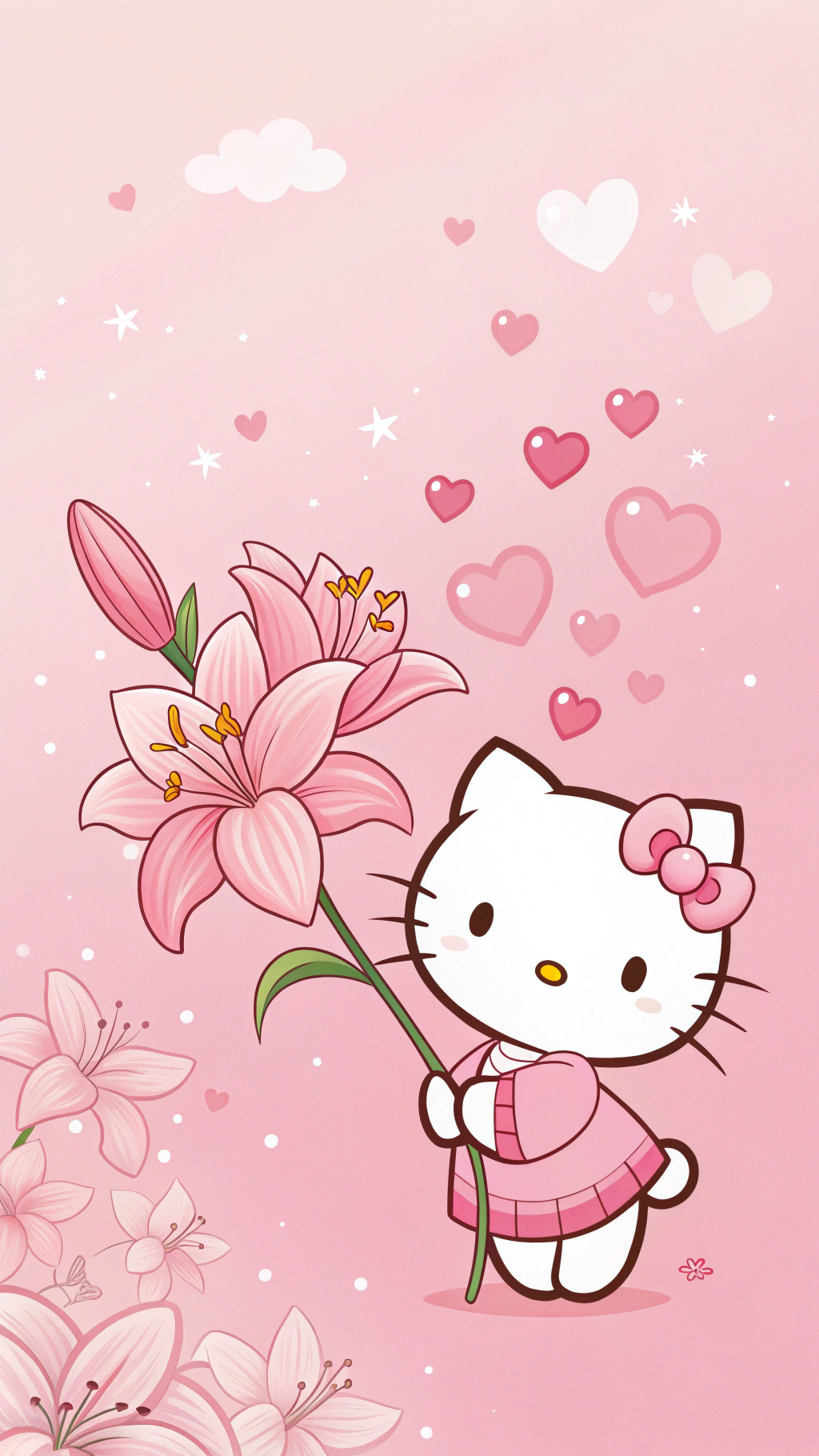 Hello Kittys gave vil SMELTE dit hjerte Wallpapers