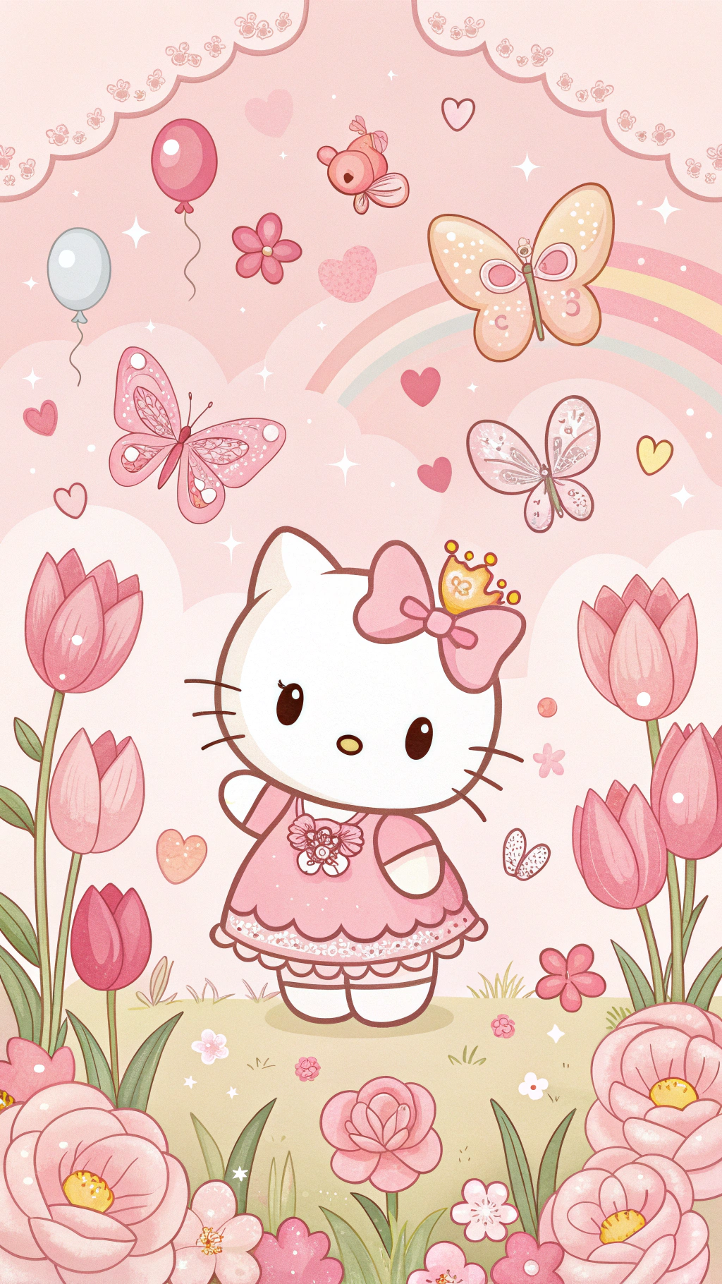 Hello Kittys magiske have HEMMELIGHEDER afsløret Wallpapers