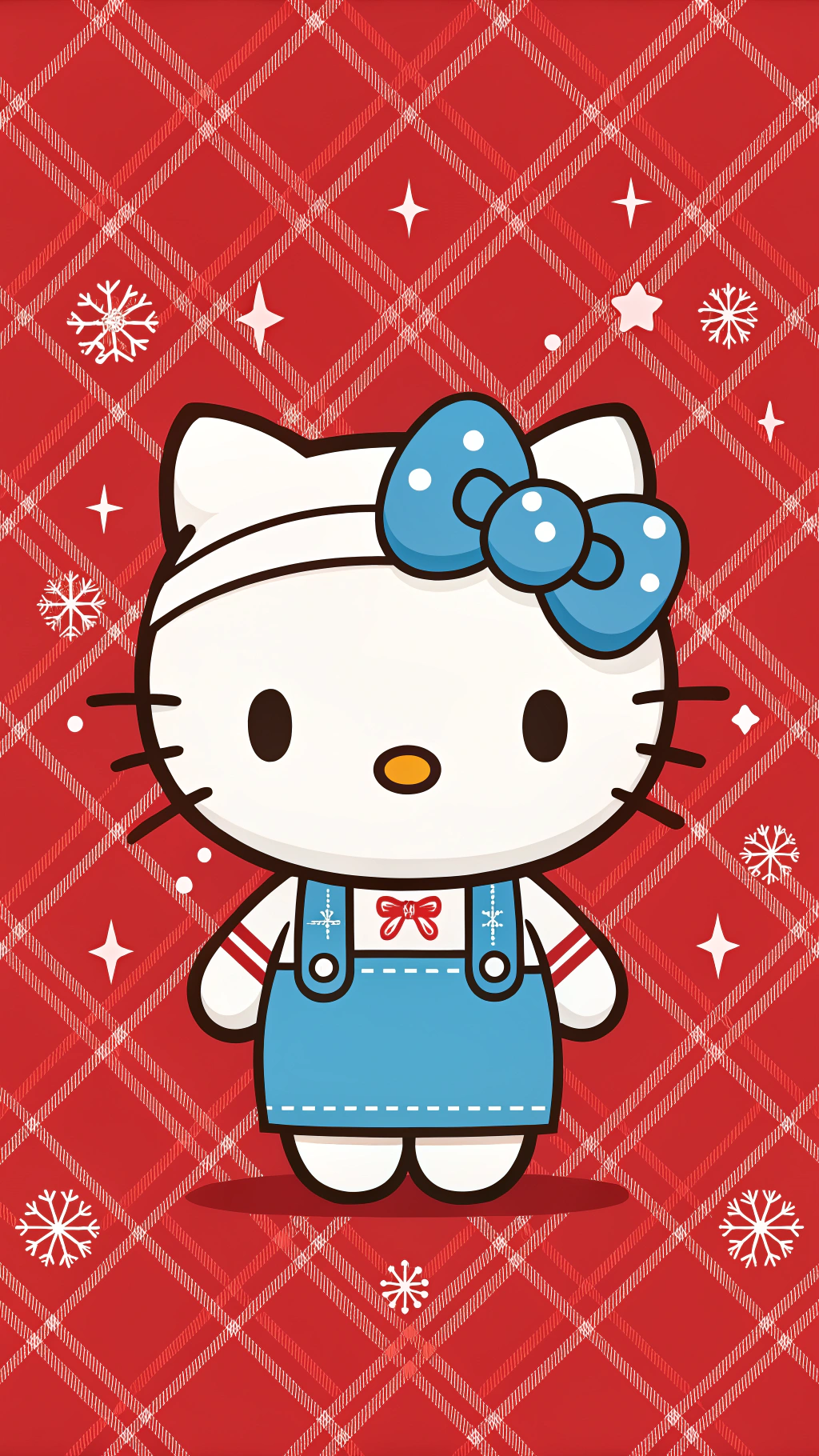 Hello Kittys vinterlook vil SMELTE dig Wallpapers