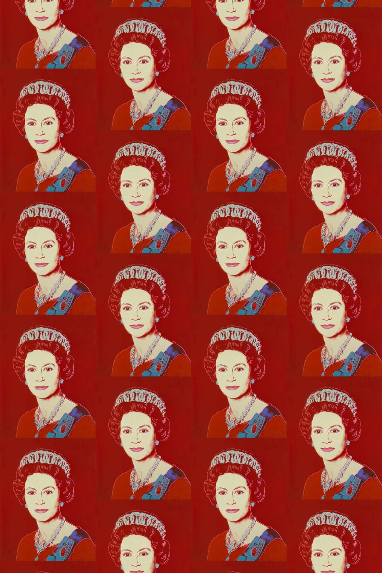 Hendes Majestæt Dronning Elizabeth II i kongelig dragt Wallpapers