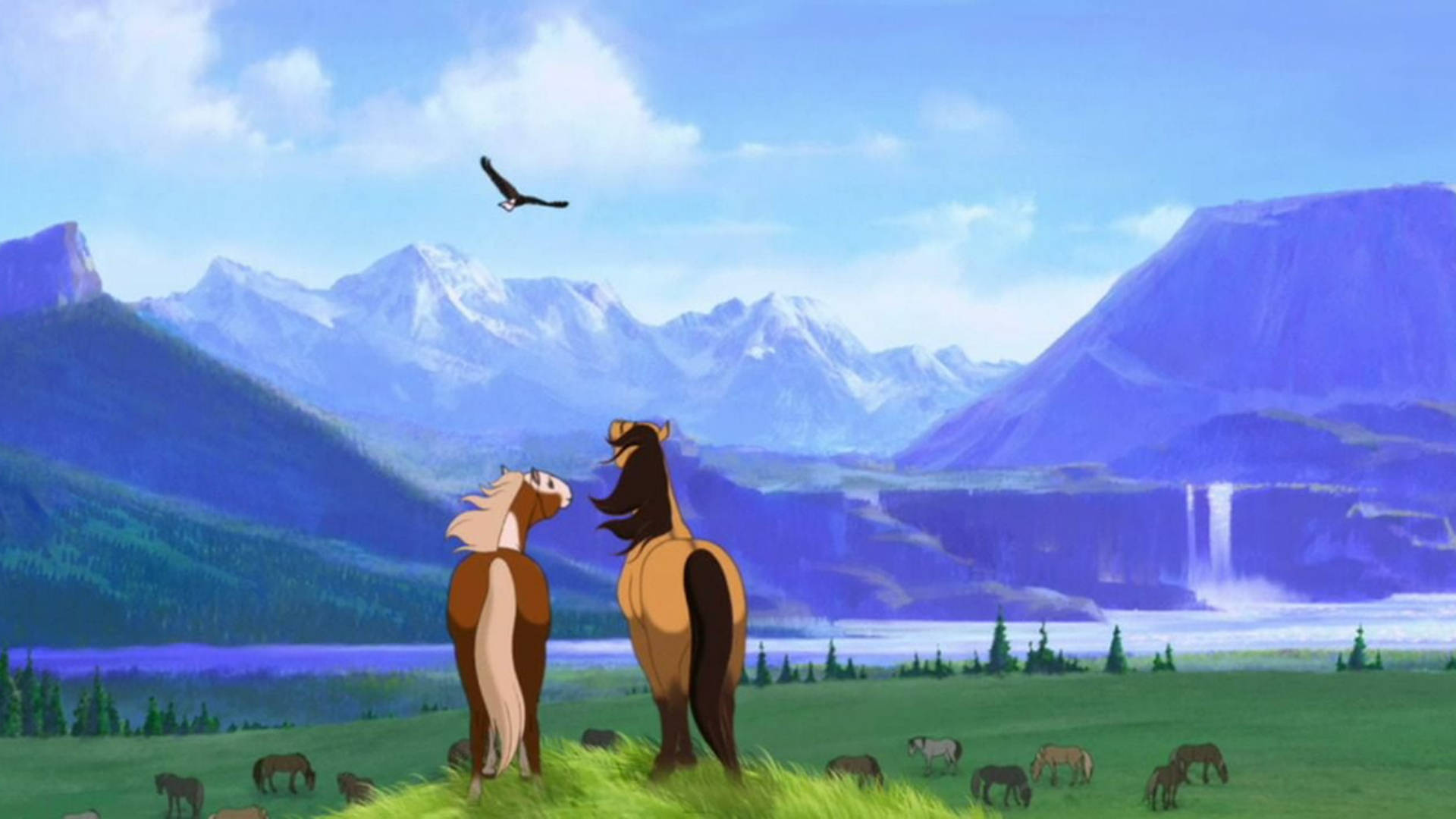 Heste fra filmen Spirit: Hingsten fra Cimarron Wallpapers