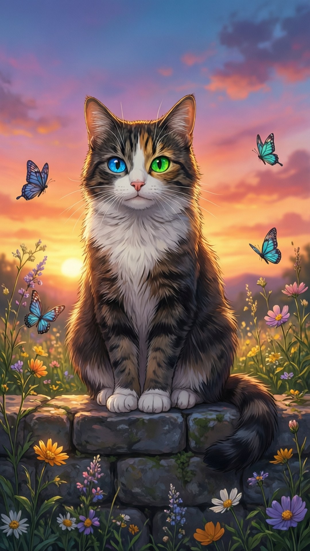 Heterokrom kat Wallpapers