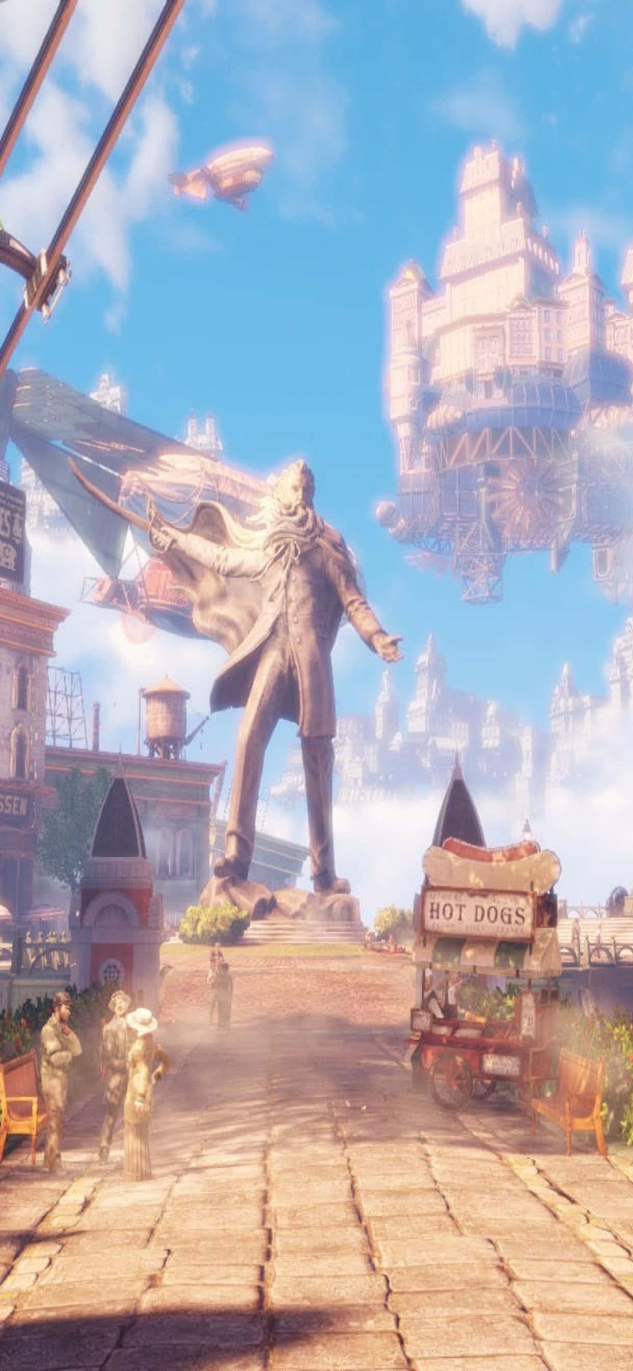 Himmel iPhone Xs Max Bioshock Infinite Baggrund Wallpapers