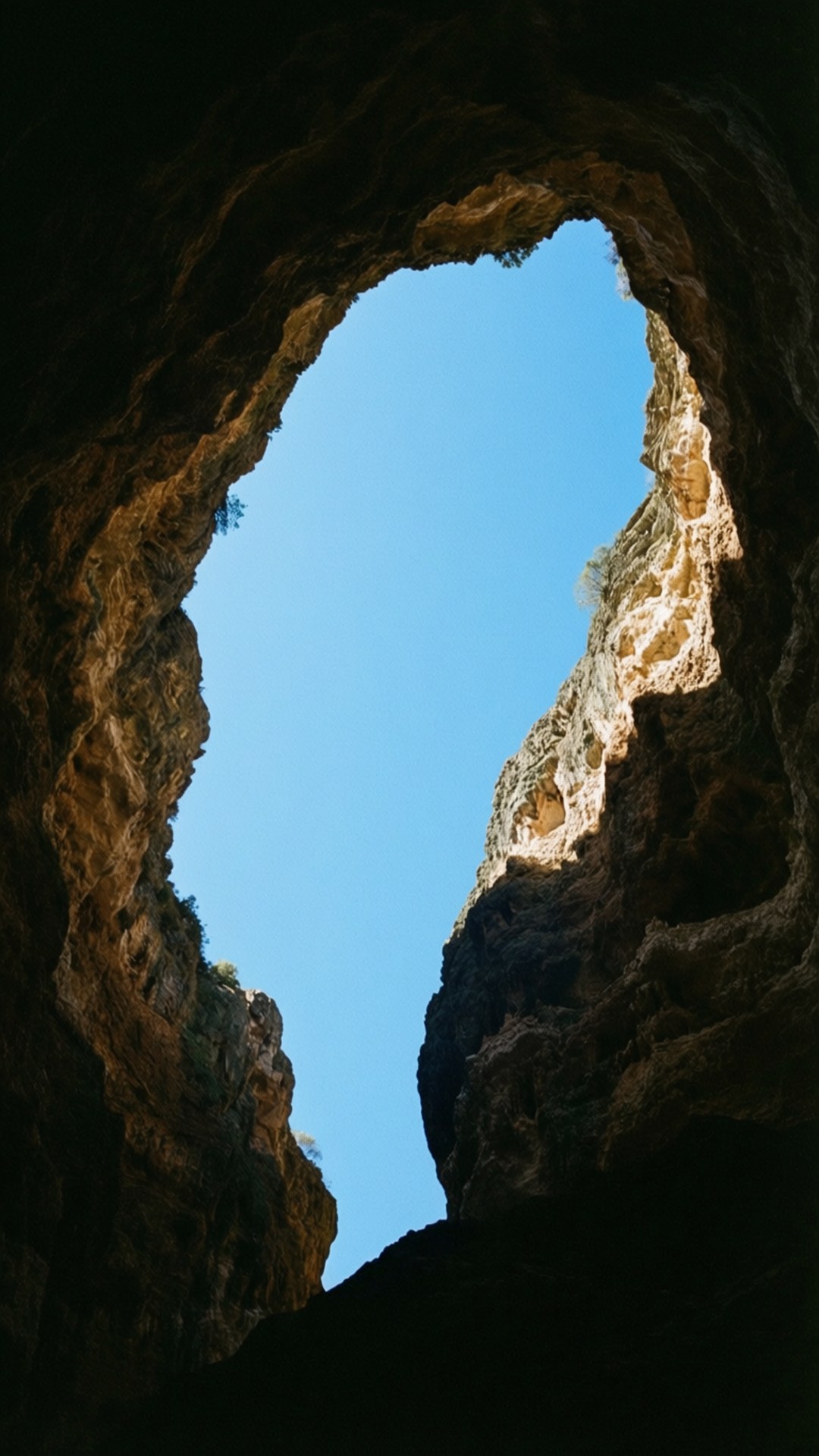 Himmeludsigt fra hule Wallpapers