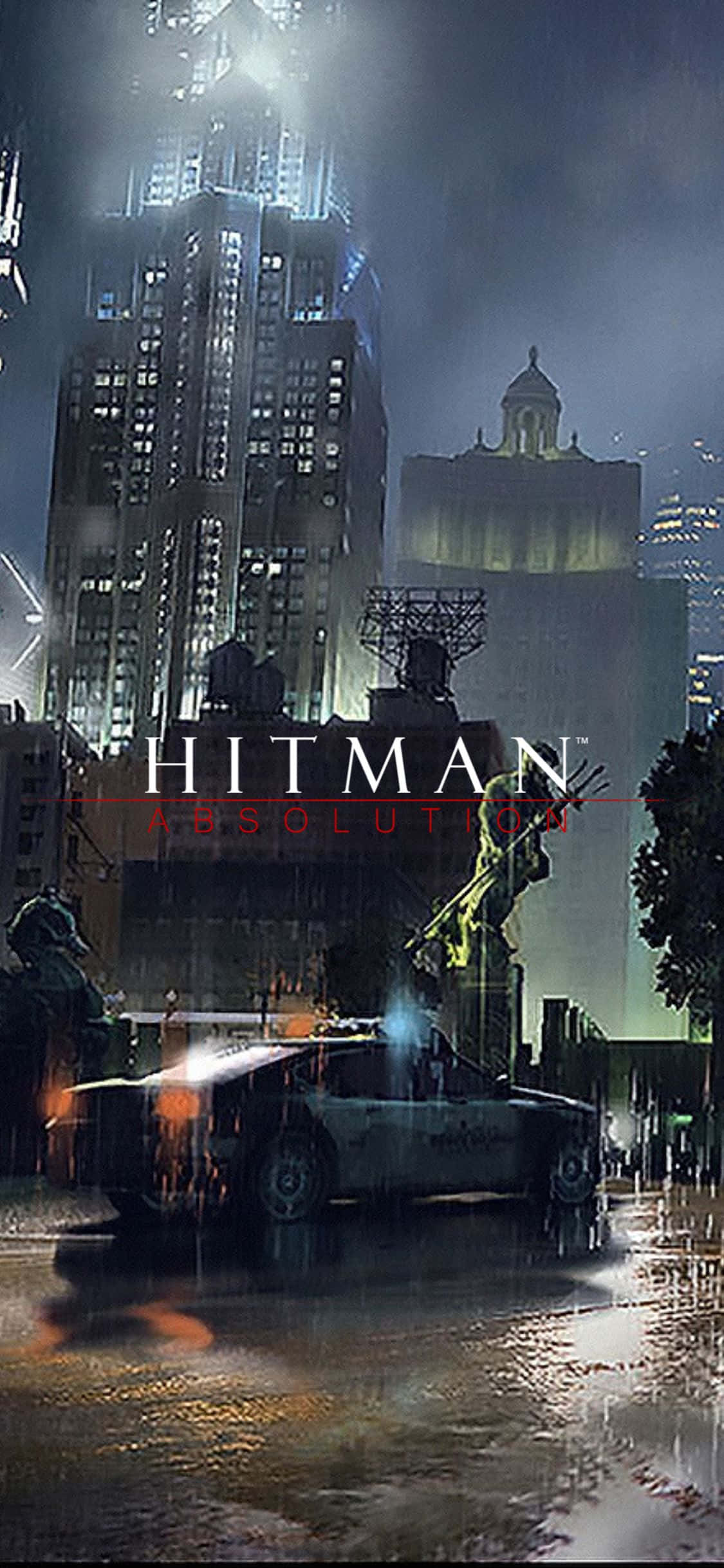 Hitman Absolution: Spændingsspillet med det dristige iPhone X-look Wallpapers