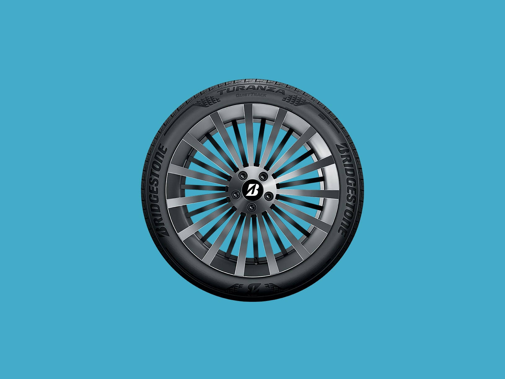 Høj kvalitet billede af Bridgestone Turanza QuietTrack dæk Wallpapers
