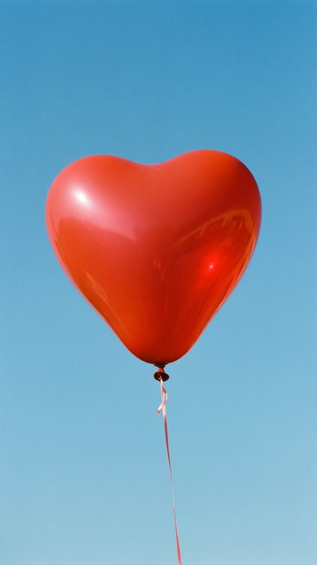 Hjerteballon Blå Himmel Wallpapers