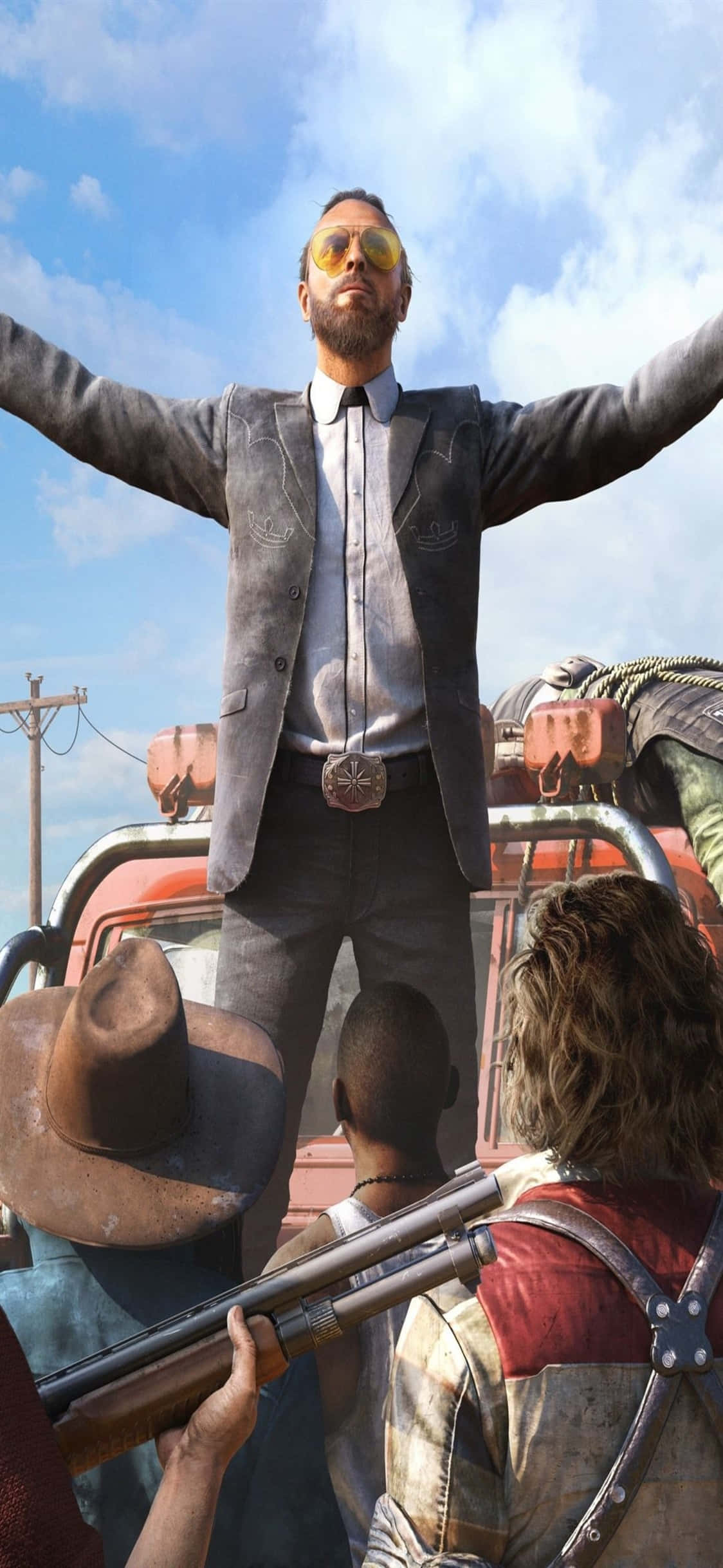 Højopløst Far Cry 3 spiloplevelse på iPhone X Wallpapers