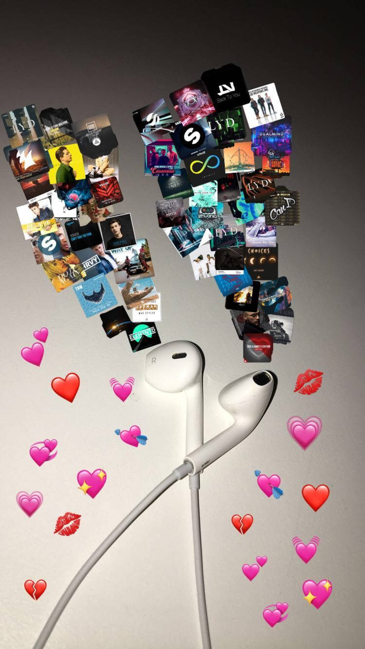 Høretelefoner Musikæstetik Wallpapers