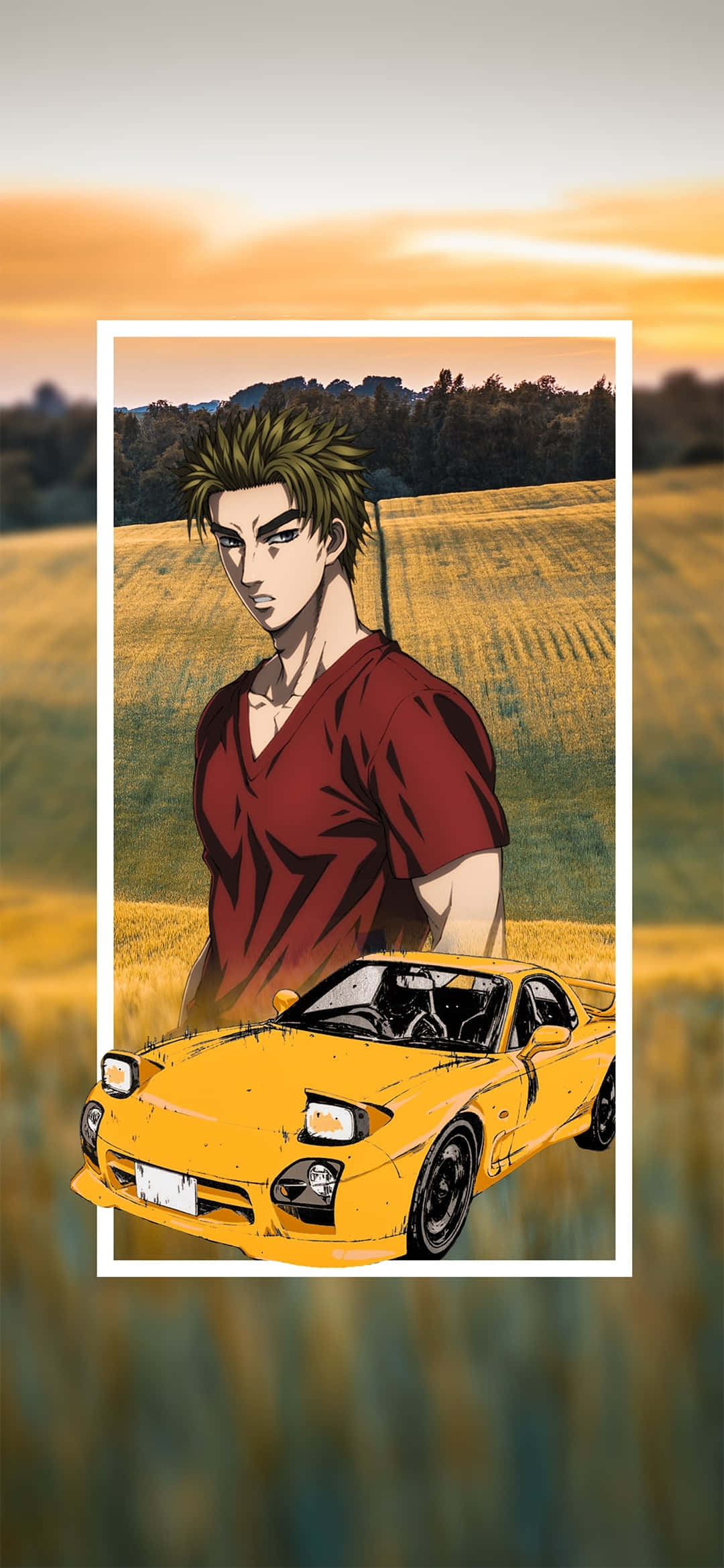 Hold dig klar til den nyeste Initial D-telefon Wallpapers