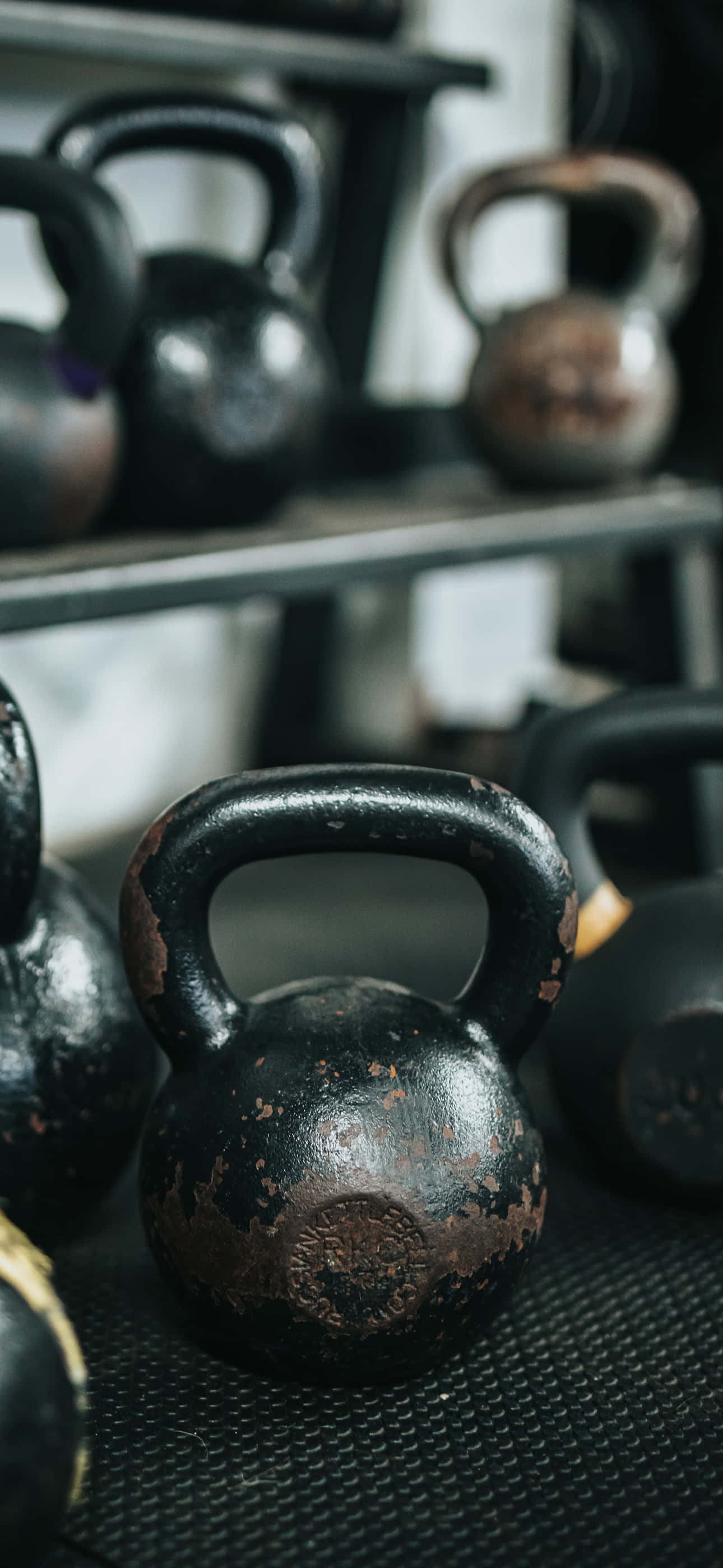 Hold motivationen høj og følg altid dine fremskridt med Gym iPhone Wallpapers