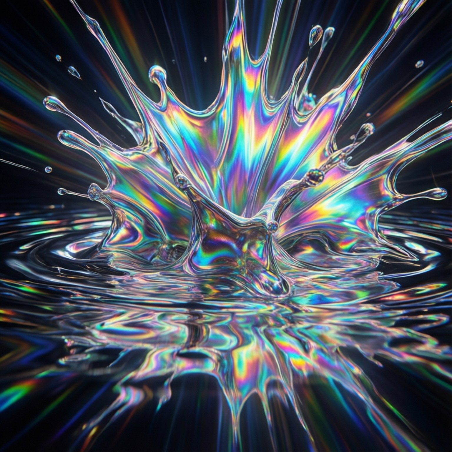 Holografisk eksplosion Wallpapers