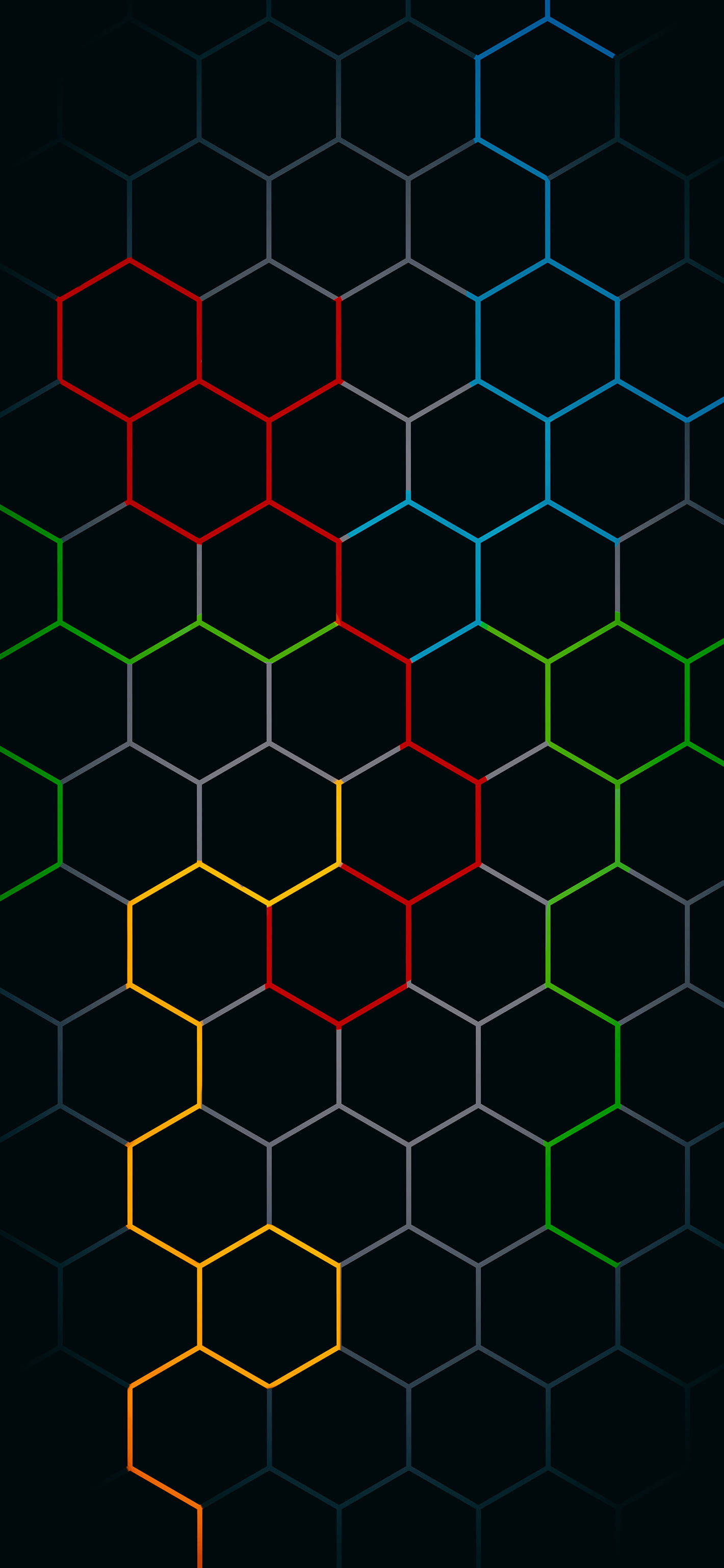 Honeycomb OLED Telefon Wallpapers
