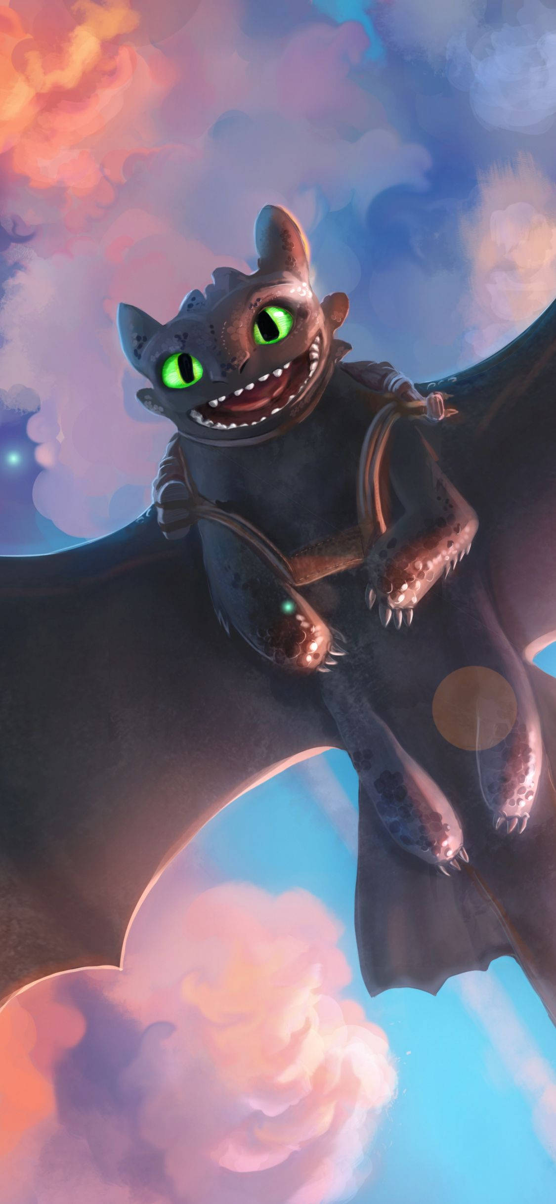 How To Train Your Dragon smilende Toothless Wallpapers