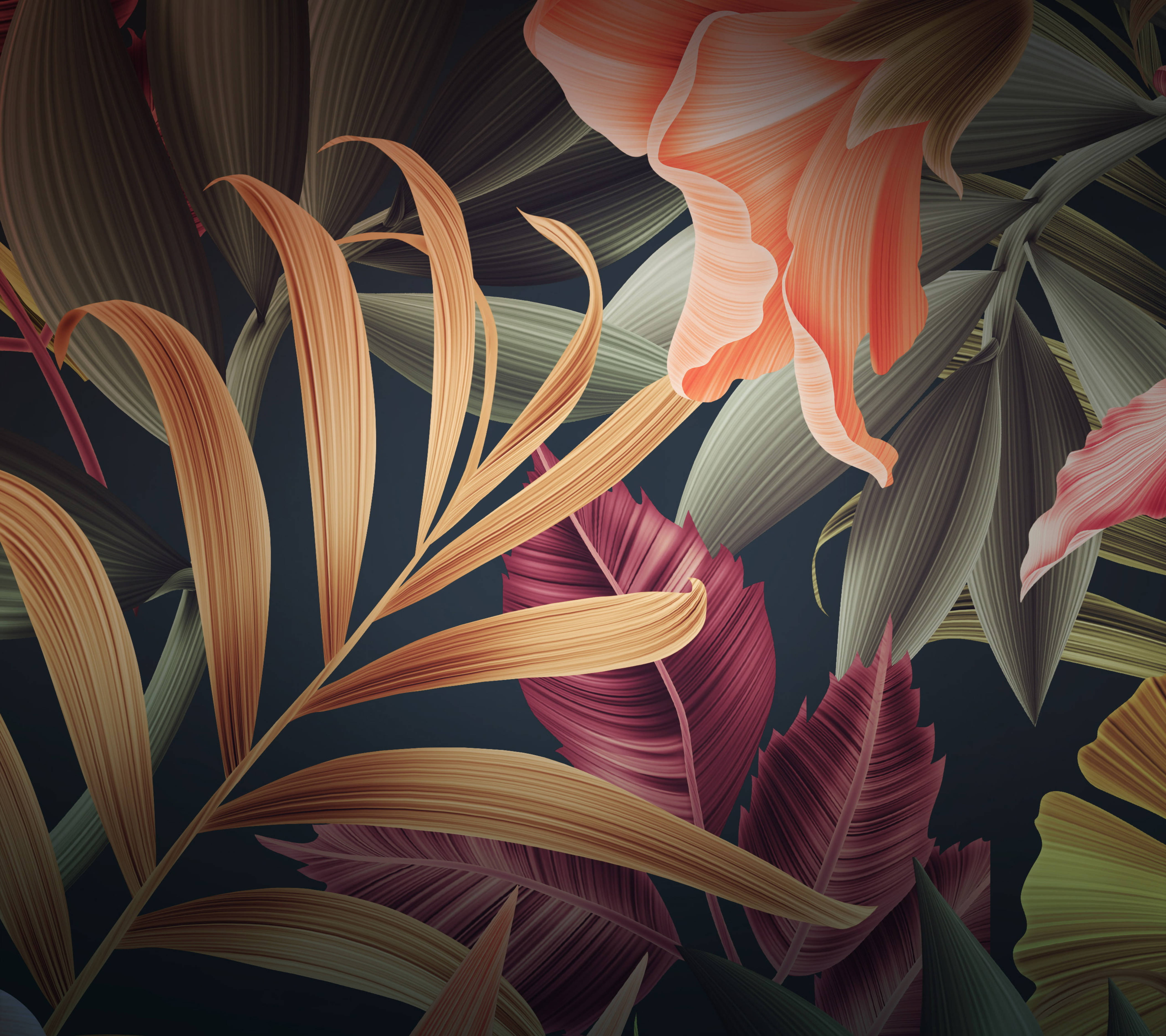 Huawei Aesthetic Leaves Wallpapers