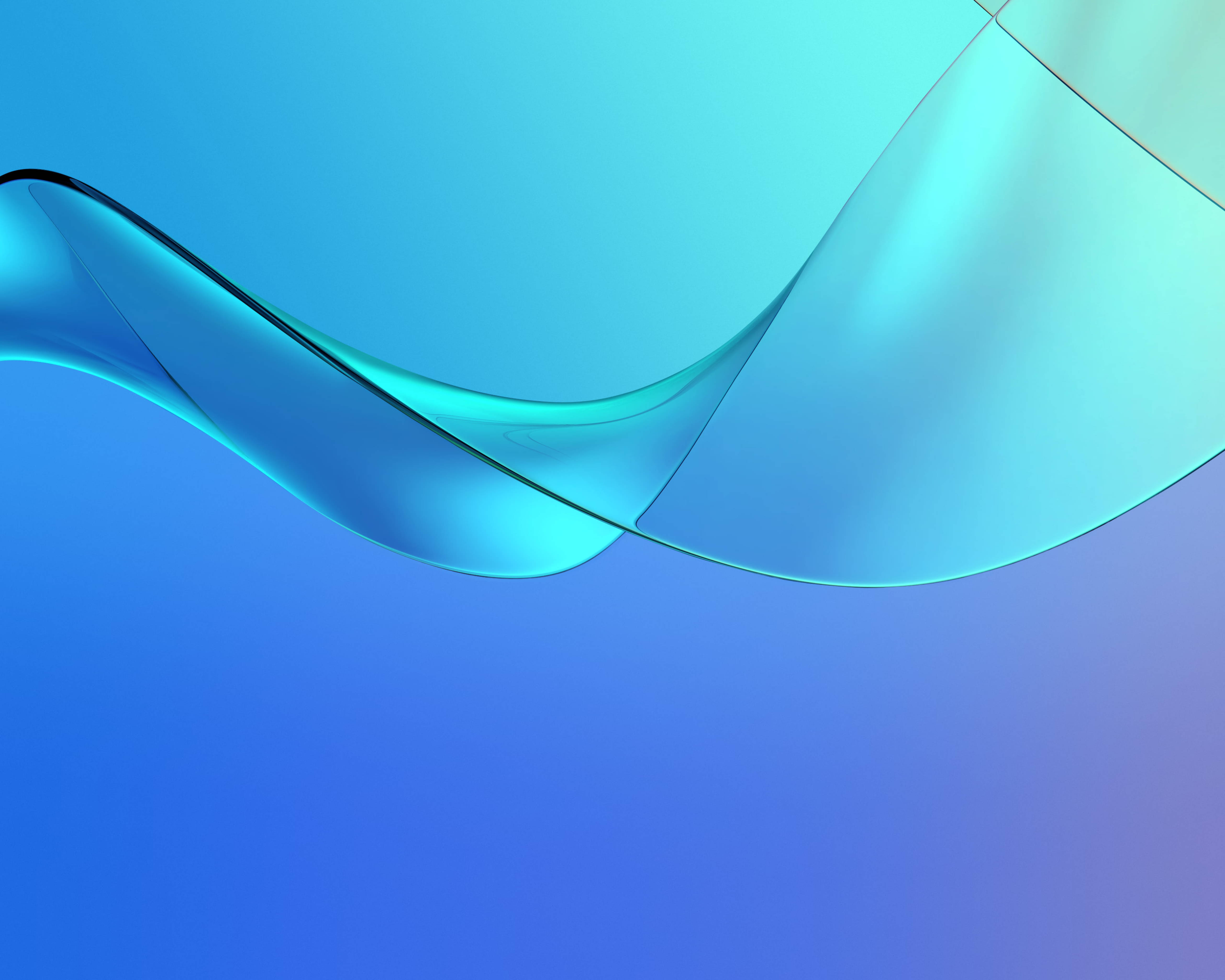 Huawei MediaPad M5 Blå Kurver Wallpapers